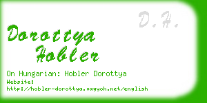 dorottya hobler business card